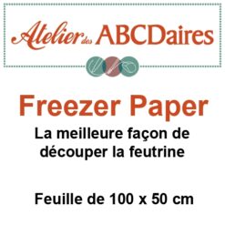 Feuille de Freezer Paper 100 x 50 cm
