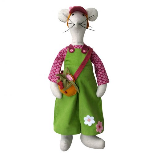 Poupée Hortense la Souris au Jardin