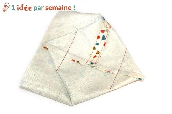 Soufflets une fois piqués