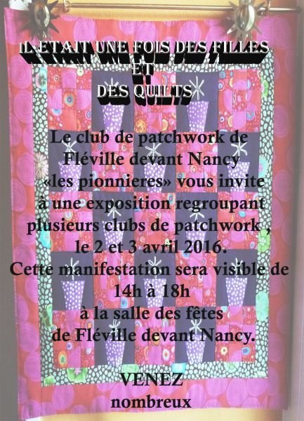 Exposition Il était une fois des filles et des quilts