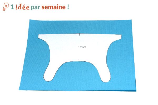 Le Freezer Paper adhère complètement au tissu