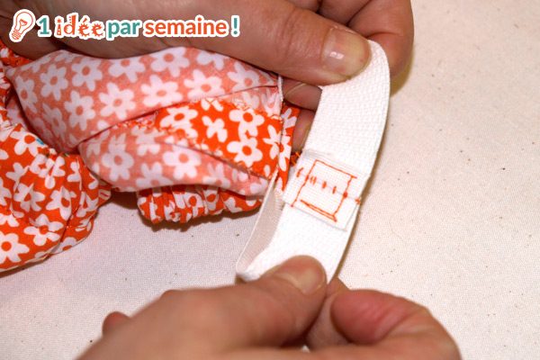 Ouvrez la couture et piquez
