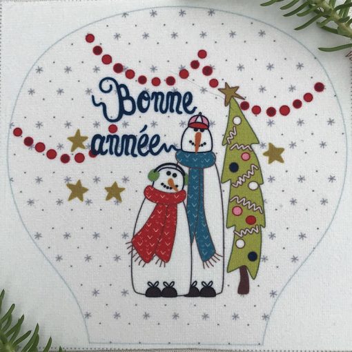 Bonhommes de neige - velours seul