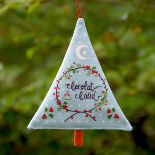 Sapin déco de Noël chocolat chaud scandinave