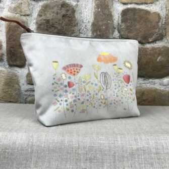 GT-1870 - Grande Trousse Prairie Fleurie Taupe (Devant)