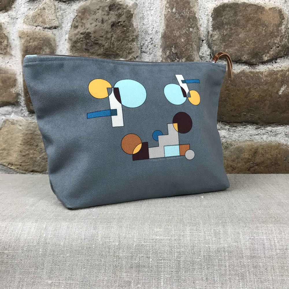 GT-1875 - Grande Trousse Tour Eiffel Gris Acier (Dos)