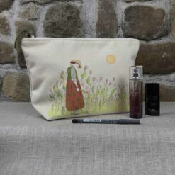 Grande Trousse en Velours Champs de Tulipes