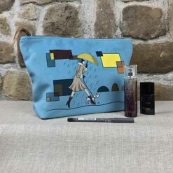 Grande Trousse Velours Promenade Bleue