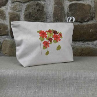 Grande Trousse Velours Cueillette Rose