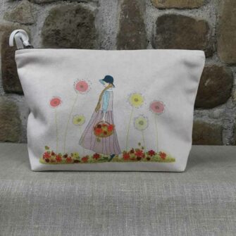 Grande Trousse Velours Cueillette Rose