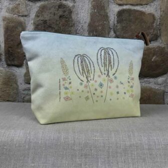 Grande Trousse Velours Prairie Fleurie Bleue