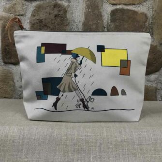 Grande Trousse Velours Promenade Beige