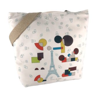 Alternative view of Kit Couture - Grand Sac Zippé - Promenade Beige et Motifs