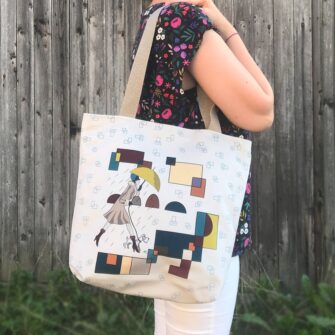 Alternative view of Coupon illustré XL - Promenade Beige Motifs