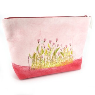 GT-2035 - Grande Trousse Champ de Tulipes Rose (Dos)