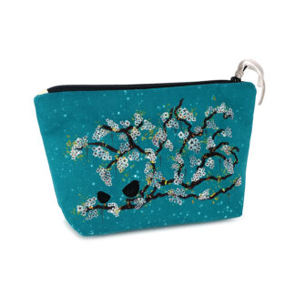TM-2095 - Trousse à Maquillage Oiseaux Jade (Devant)