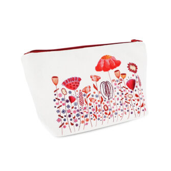TM-2147 - Trousse à Maquillage Prairie Fleurie Sanguine (Devant)