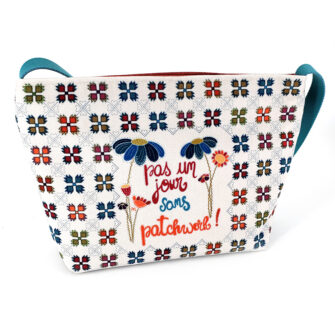 GT-2118 - Grande Trousse Patchwork Beige (Dos)