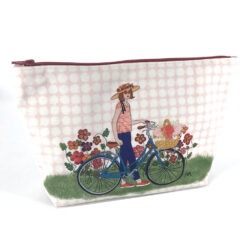 pochette illustrée vélo kit à coudre