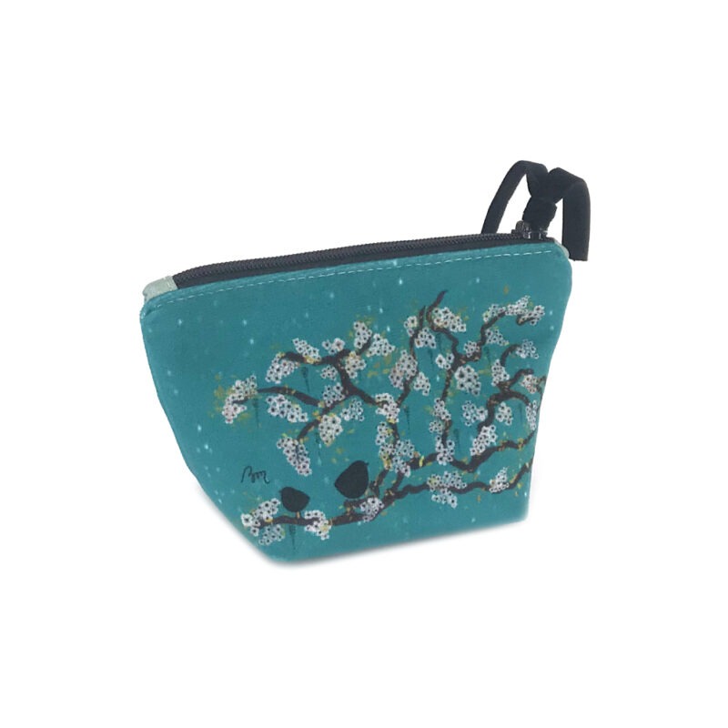 Kit à coudre - Porte-monnaie - Oiseaux Bleu