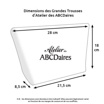 Dimensions des Grandes Trousses