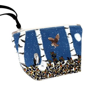 PM-2242 - Pochon + Porte Monnaie Chat Hiver (Dos)