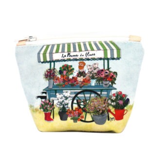PM-2286 - Pochon + Porte Monnaie Pouvoir des Fleurs (Dos)