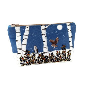 TM-2171 - Trousse à Maquillage Chat Gris Hiver (Dos)