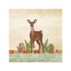 VI-2224 - Vignette en Velours Minky, Sous-Bois et Biche