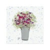 VI-2281 - Vignette en Velours Minky Cosmos dans un Pot de Fleurs