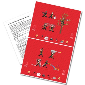 GT-1616 - Coupon Illustré L Juniors Pompiers