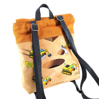 GT-1653 - Sac à Dos Juniors Bulldozers (Dos)