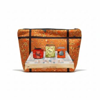 Alternative view of Kit couture - Grande pochette L'heure du thé - miel