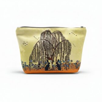 Kit couture - Grande pochette Saule pleureur vert