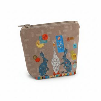 Kit à coudre - Porte-monnaie Lapins folk beige