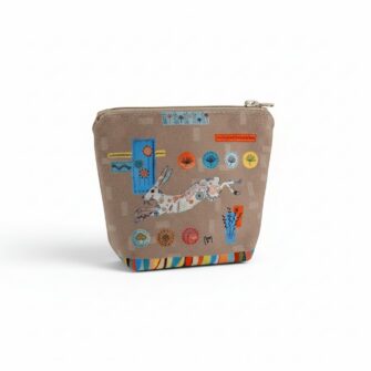 Alternative view of Kit à coudre - Porte-monnaie Lapins folk beige