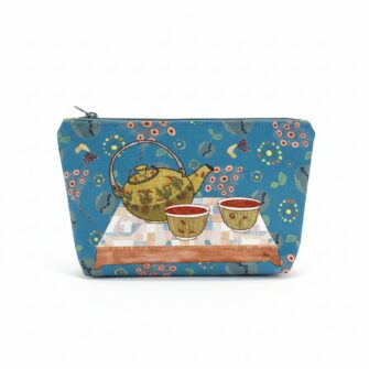 Kit Couture - Trousse à maquillage - L'heure du thé - bleu