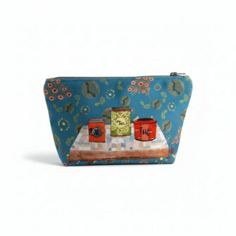 Alternative view of Kit Couture - Trousse à maquillage - L'heure du thé - bleu