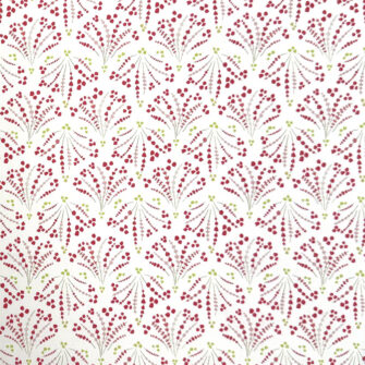 TO-2374 - Satin de Coton, Collection Rosy - Coquilles Fond Blanc