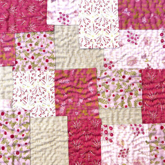 Satin de Coton Collection Rosy 2026 - Set de Table Détail