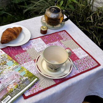 Satin de Coton Collection Rosy 2026 - Set de Table et Petit Déjeuner