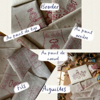 Pochette Surprise "Broderie nostalgie"
